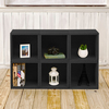 Way Basics Eco Stackable Storage Cube, Black BS-285-340-320-BK